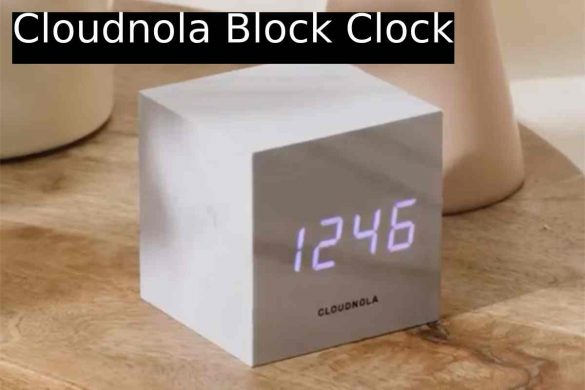 Cloudnola Block Clock