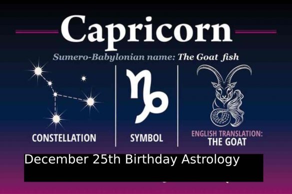 December 25th Birthday Astrology